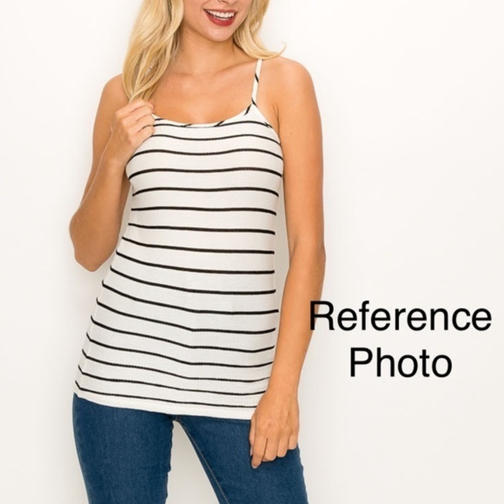 LOFT Ann Taylor Strappy Striped Tank top